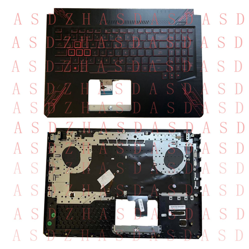 Gaming Keyboard Backlit - Z New Palmrest Red Backlit Keyboard