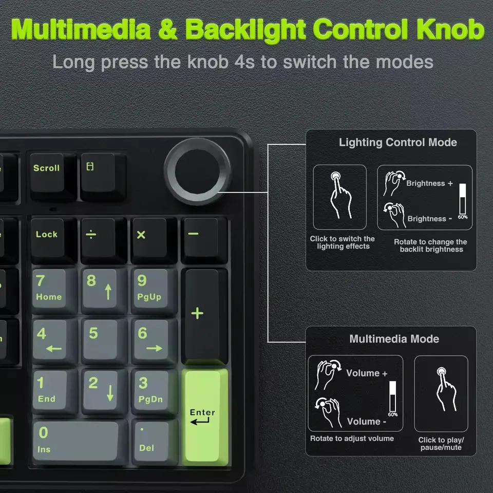 AULA F99PRO Gaming Mechanical  - Gaming Keyboard Hot Swappable 评论和价格