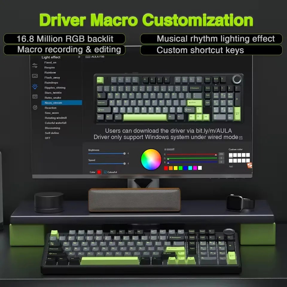 AULA F99PRO Gaming Mechanical  - Gaming Keyboard Hot Swappable 评论和价格