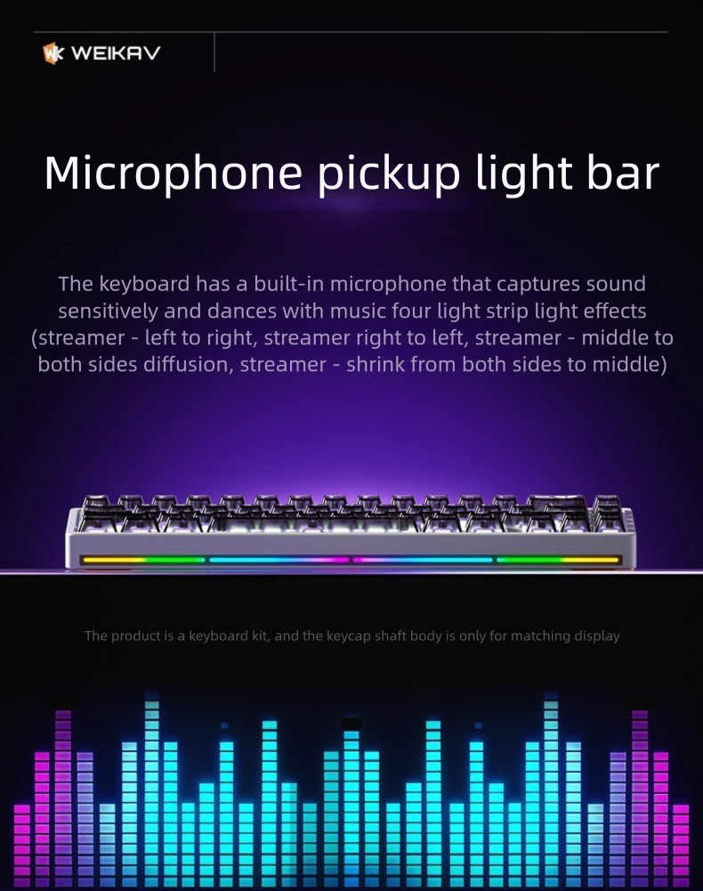 NEW WEIKAV Nut65 Aluminum Allo - Gaming Keyboard Hot Swappable 评论和价格