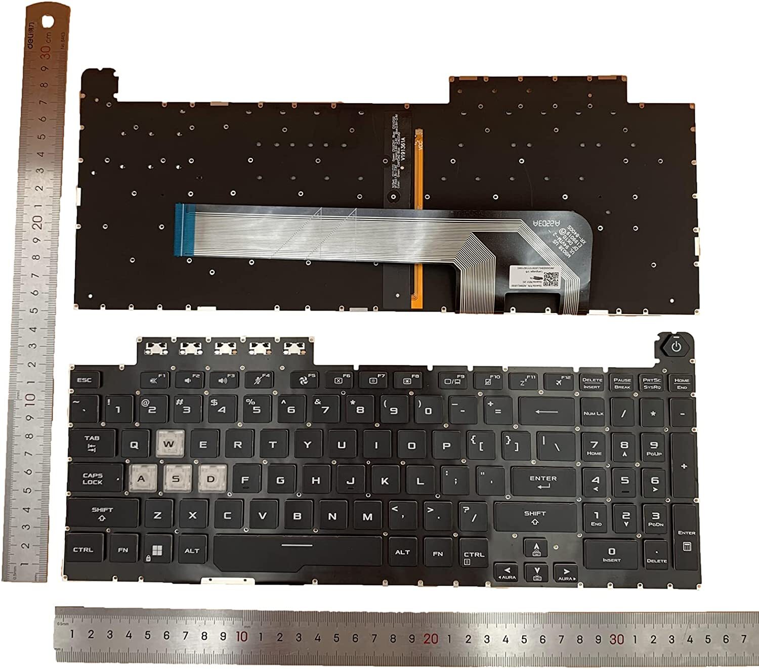 New for Asus TUF Gaming F17 FX - Gaming Keyboard Backlit 评论和价格
