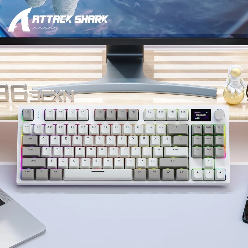 ATTACK SHARK K86 Wireless Tri- - Gaming Keyboard Hot Swappable 评论和价格