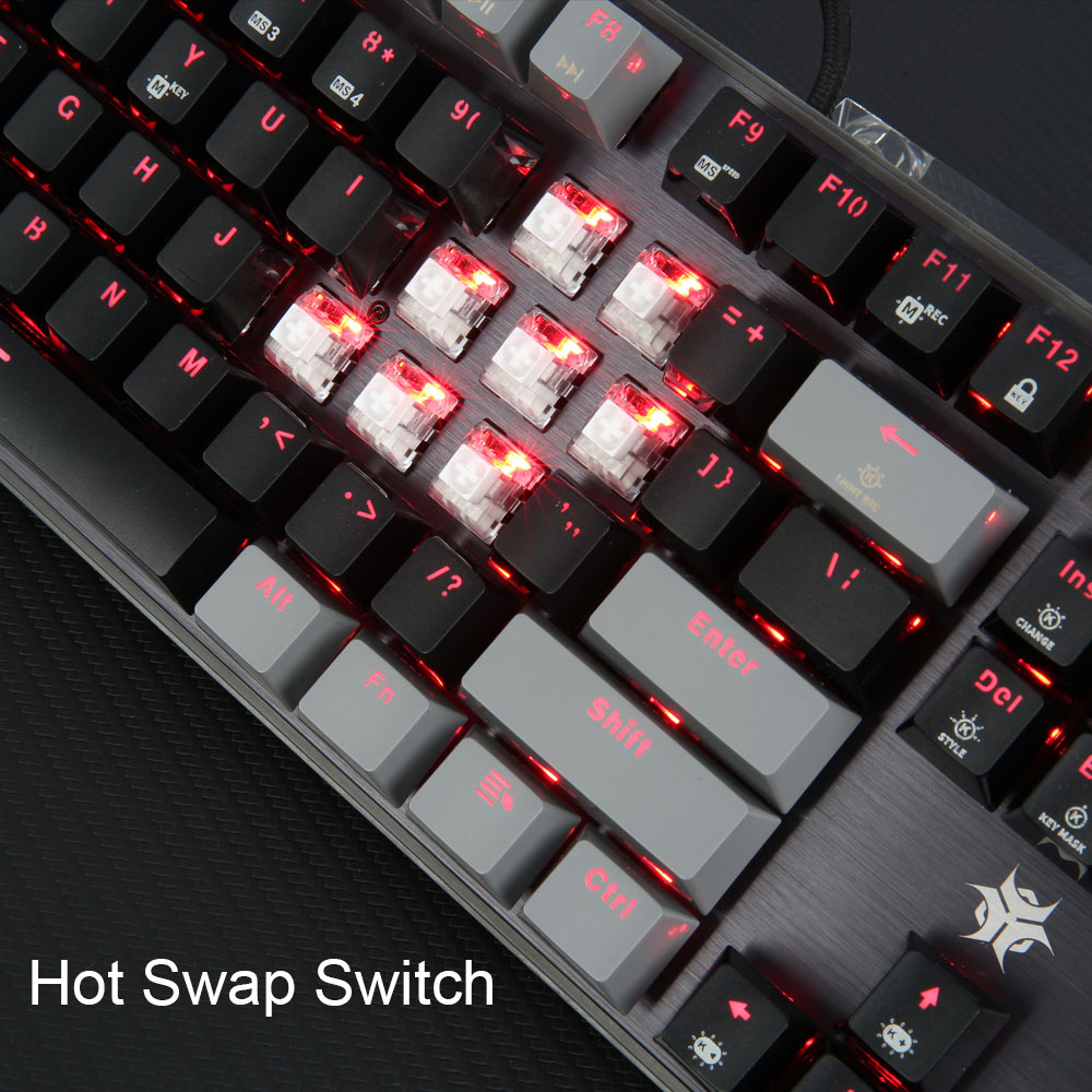 HEXGEARS GK715S Mechanical Key - Gaming Keyboard Hot Swappable 评论和价格