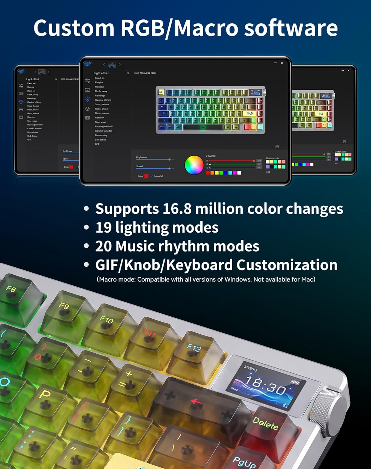 AULA NOVA75 Mechanical Keyboar - Gaming Keyboard Hot Swappable 评论和价格