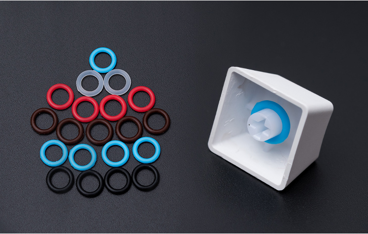 104pcs/pack Silent Ring Rubber - Gaming Keyboard No Noise 评论和价格