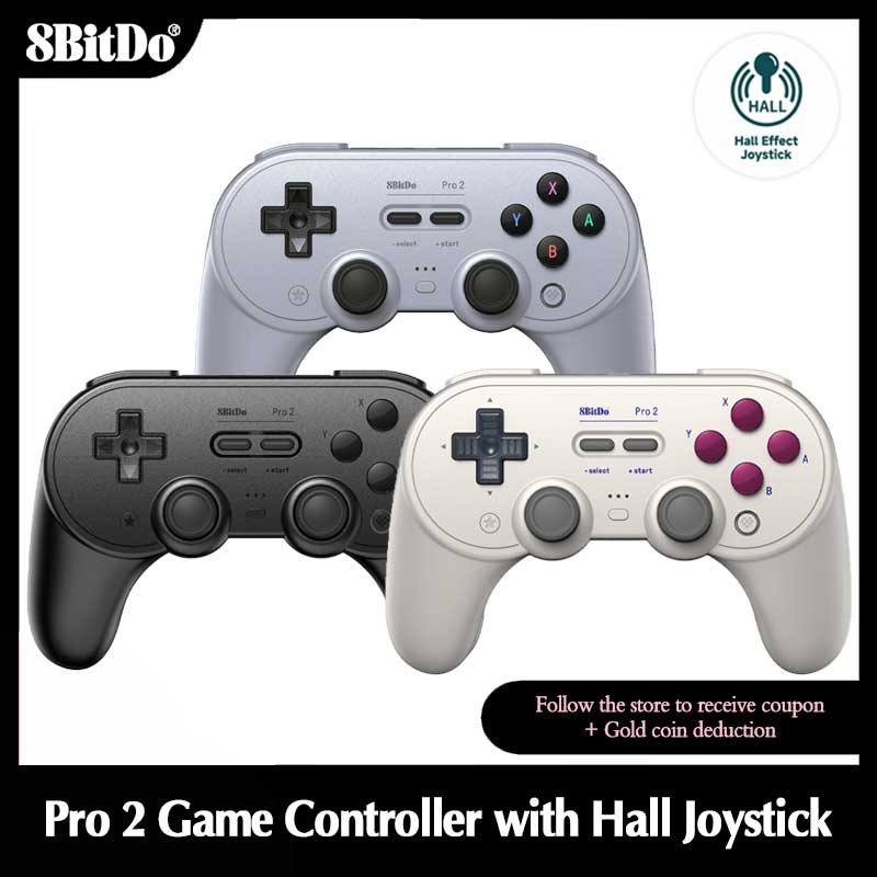 8Bitdo Pro2 Bluetooth Game Con - Gaming Keyboard Hall Effect 评论和价格
