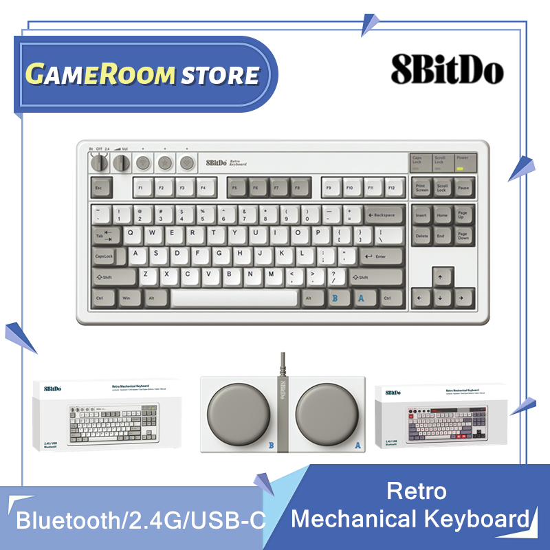 8Bitdo Retro Mechanical Keyboa - Gaming Keyboard Hot Swappable 评论和价格