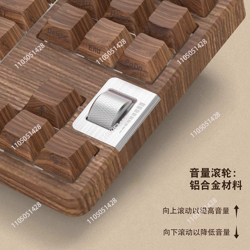 F87 Walnut 75% Wired Gaming Me - Gaming Keyboard Backlit 评论和价格