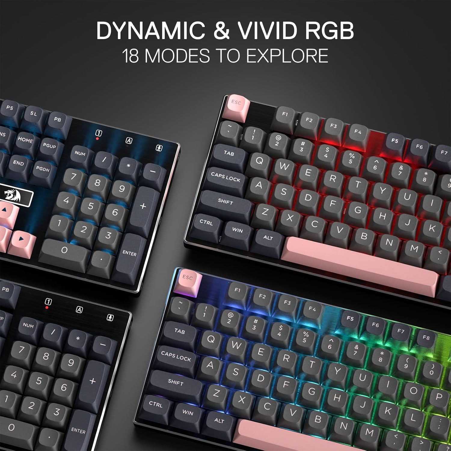 Redragon 556 SE Wired Gaming 1 - Gaming Keyboard No Noise 评论和价格