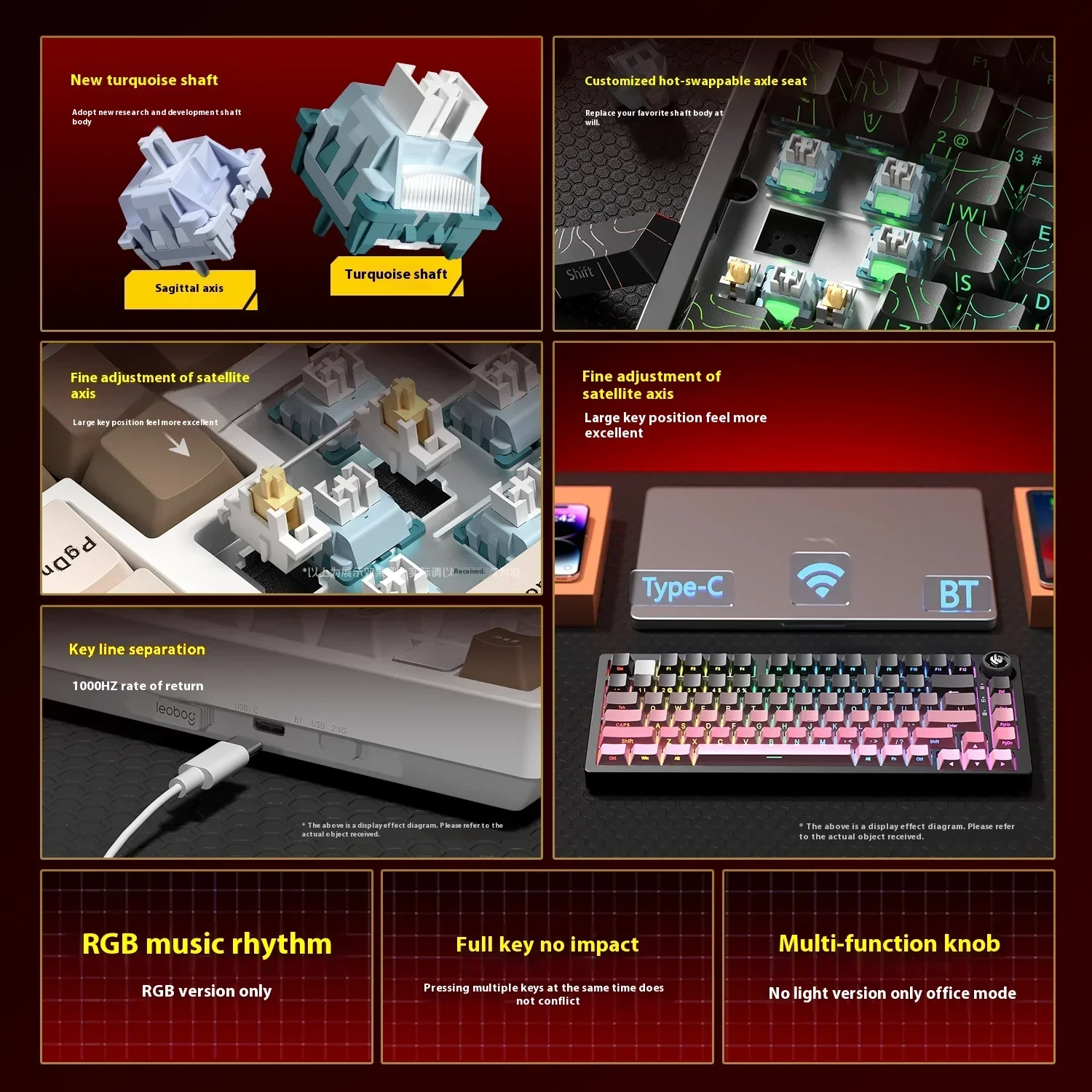Leobog Hi75C Hi75 Hi75C Pro Al - Gaming Keyboard Number Pad 评论和价格