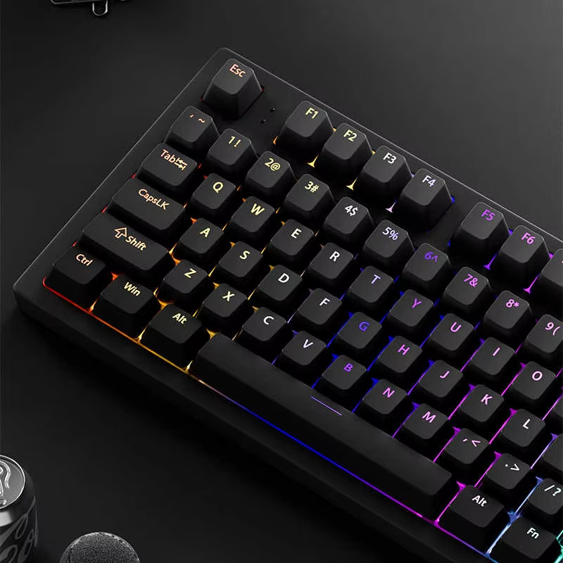 130+ Keys Black Custom Double  - Gaming Keyboard Backlit 评论和价格