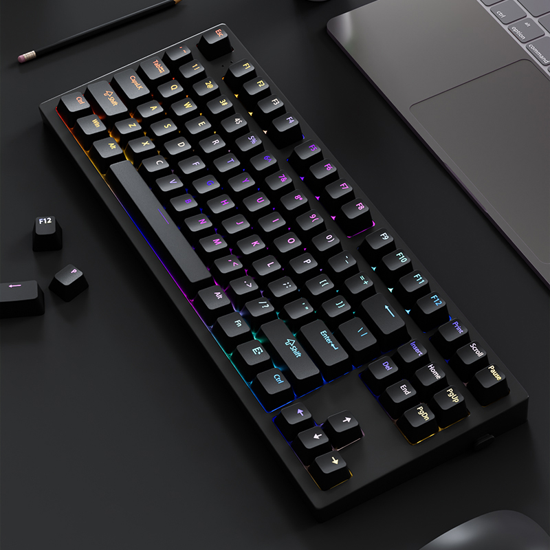 130+ Keys Black Custom Double  - Gaming Keyboard Backlit 评论和价格